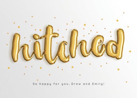 Balloons for Two - Tarjeta De Boda