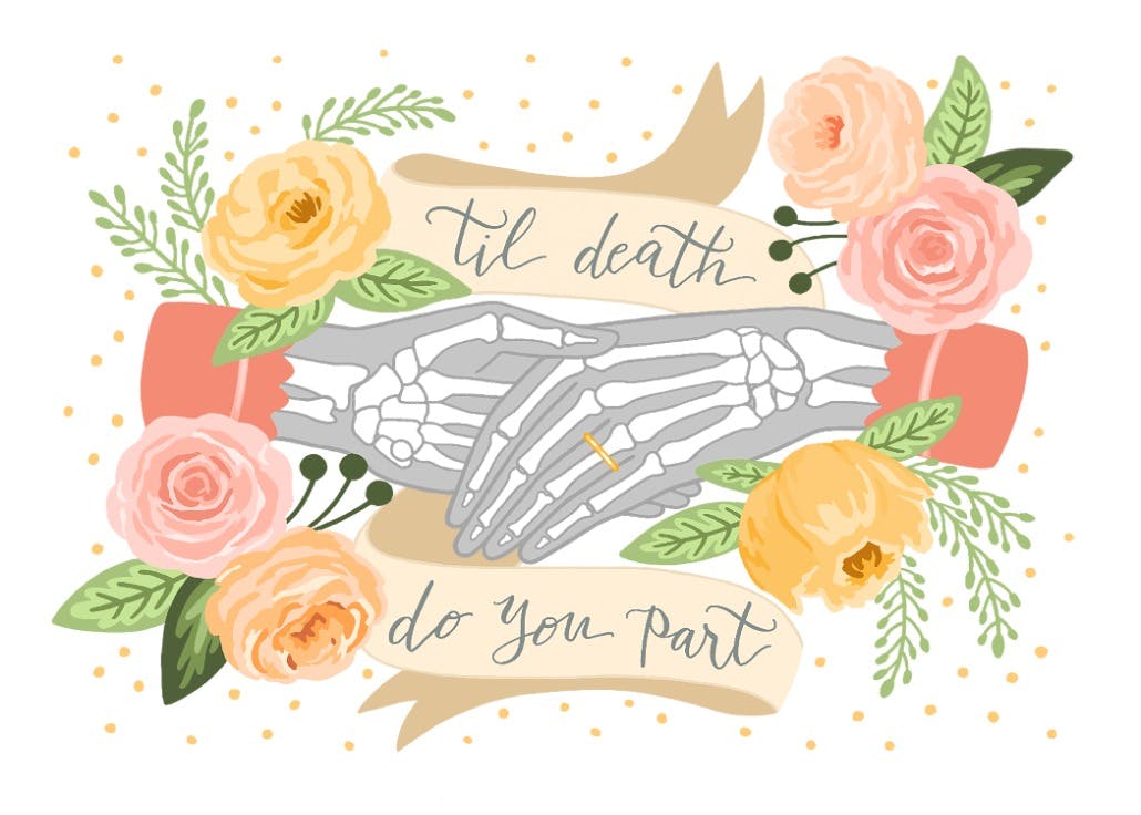 Do you part - wedding congratulations card