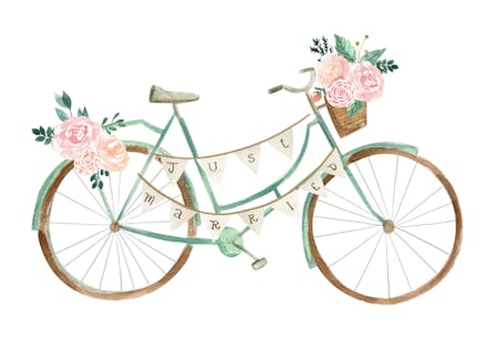 Just Married - Wedding Congratulations Card