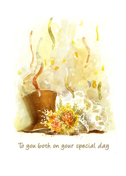 On your special day - wedding congratulations card