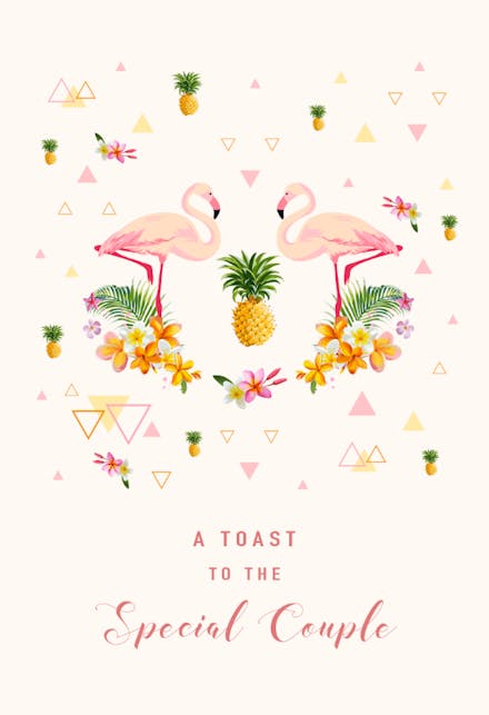 occasions card -  Pink Pair