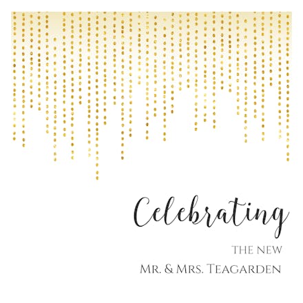 Promising Day - Wedding Congratulations Card