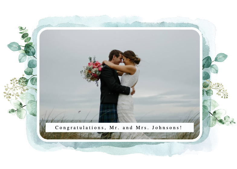 photo frames just married online