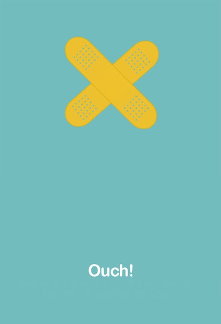 Band Aid - Get Well Soon Card