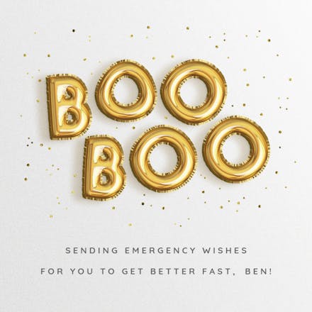 Better Balloons - Get Well Soon Card