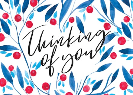 Blueberry fields - Get Well Soon Card