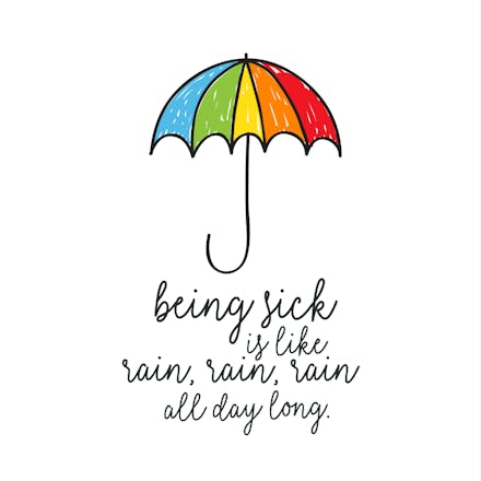 Bumbershoot - Get Well Soon Card