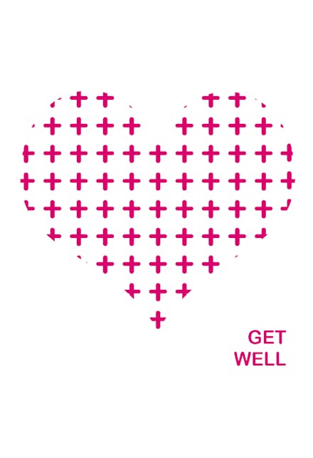 Heart Aid - Get Well Soon Card