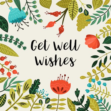 Nature Roundabout - Get Well Soon Card