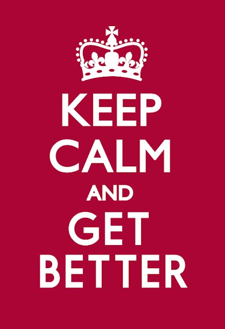 Royal Decree - Get Well Soon Card