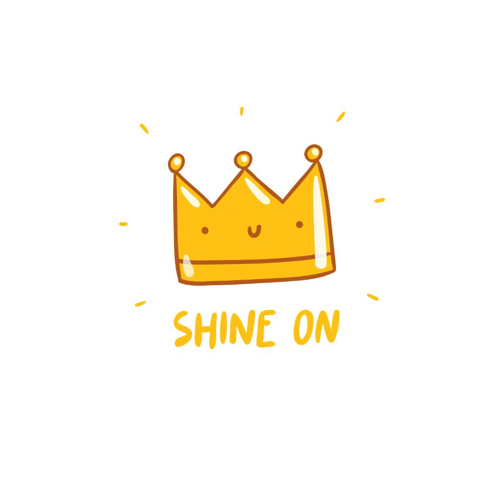 Shine on - tarjeta de recupérate pronto