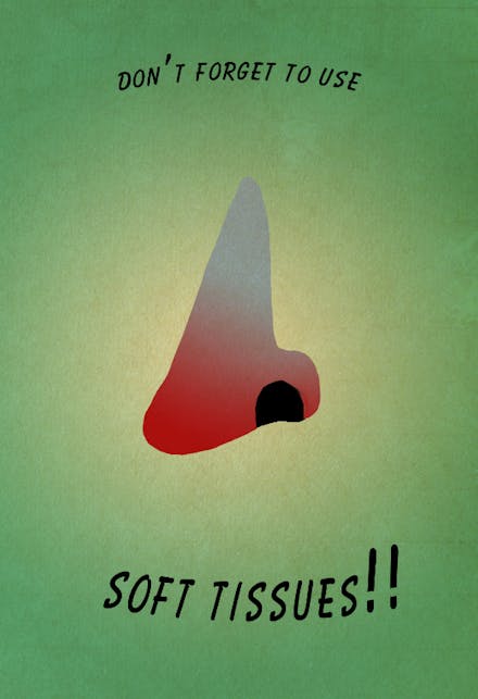 Soft Tissues - Get Well Soon Card