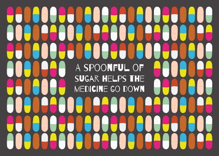 Spoonful Of Sugar - Get Well Soon Card