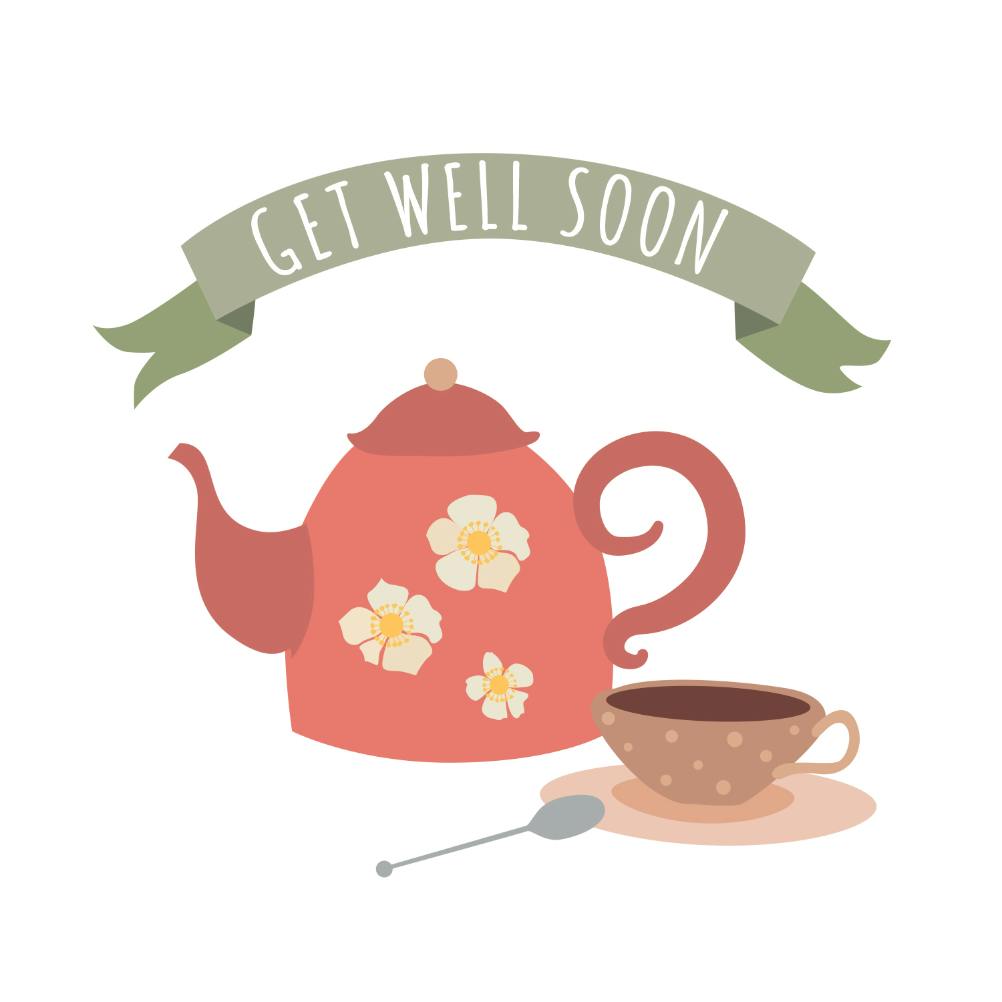 Warm wishes - get well soon card