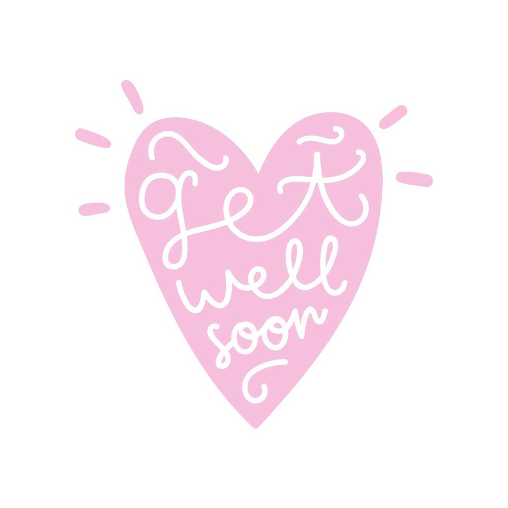 Warmhearted - get well soon card