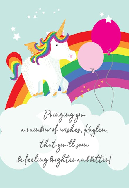 Well Wishes - Get Well Soon Card