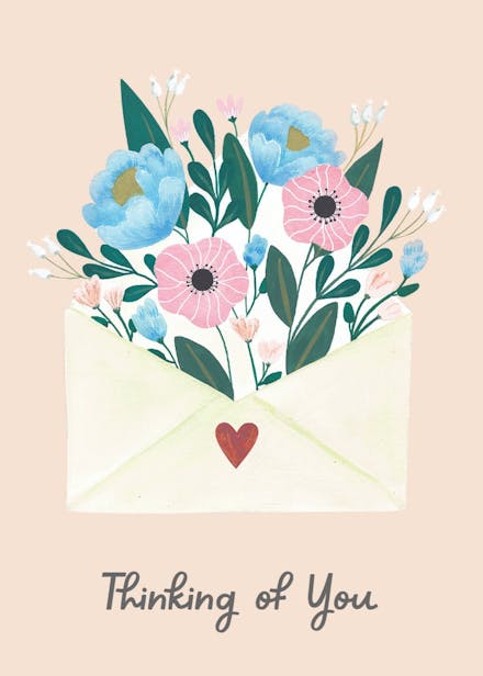 Wishing well - get well soon card