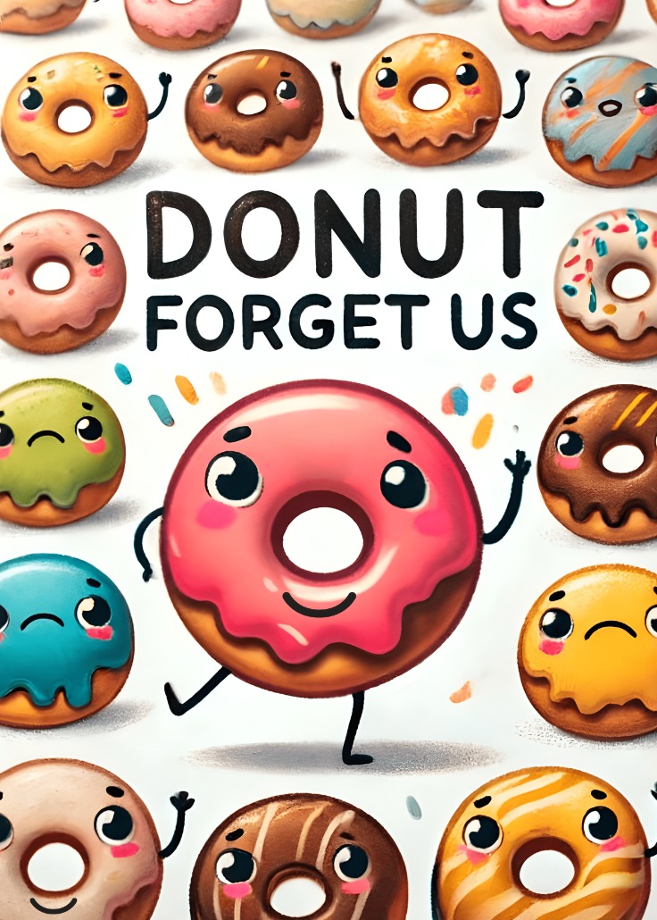 Donut Forget Us - Farewell Card | Greetings Island