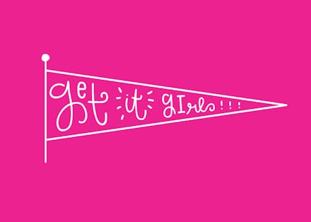 Get It Girl - Good Luck Card