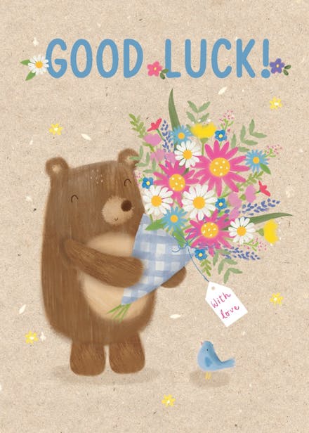 Good luck! - good luck card
