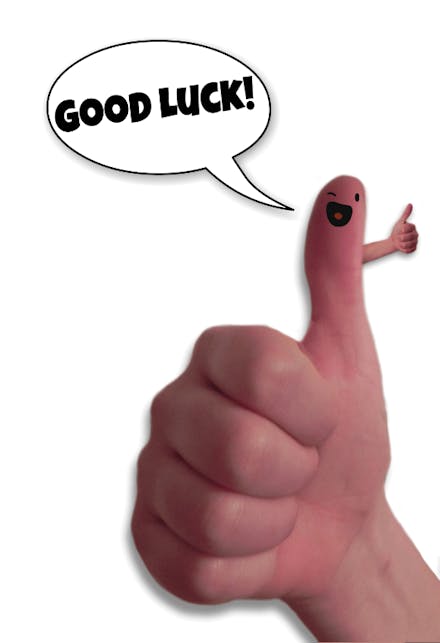 Good Luck Toe - Good Luck Card