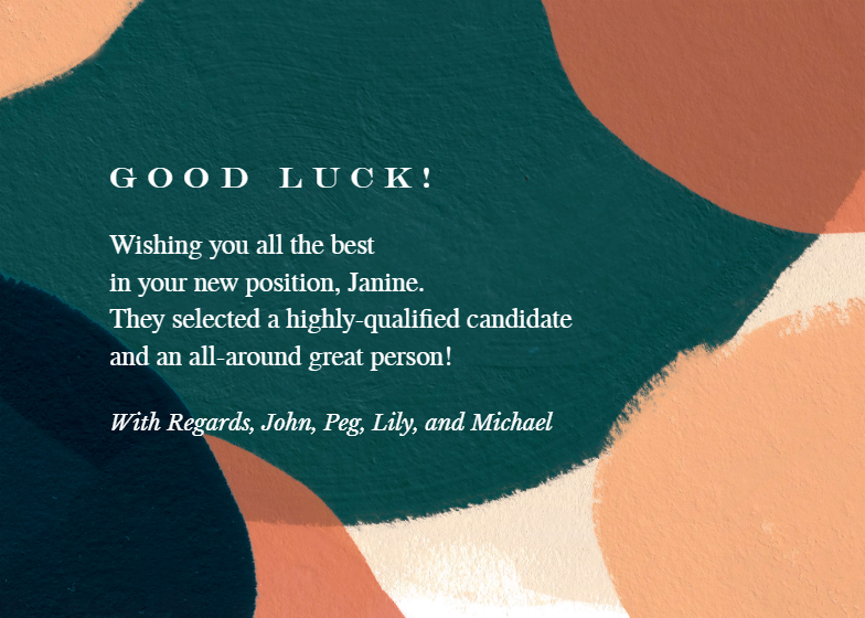 Lucky Colors Good Luck Card (Free) Greetings Island