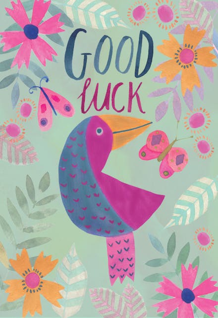 Rainforest - Good Luck Card