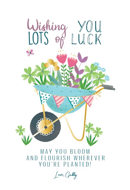 Uniwheel - Good Luck Card