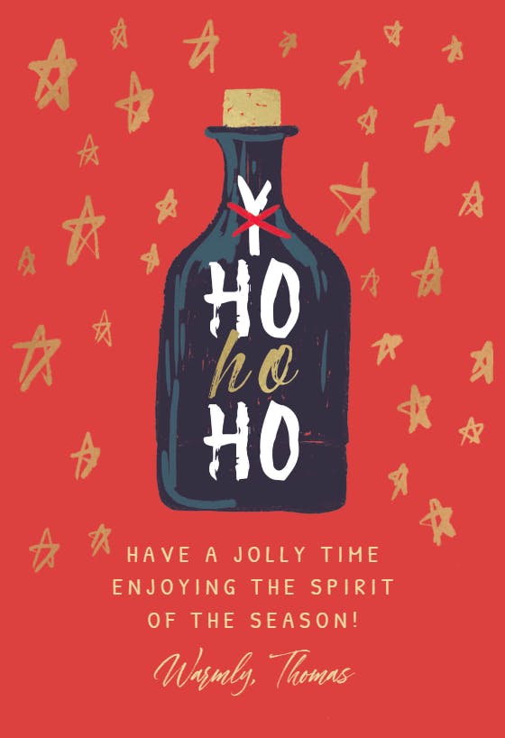 Spirit of the season - christmas card