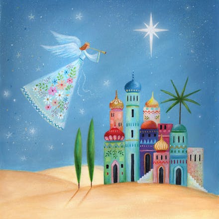 Angel comes - Tarjeta De Navidad