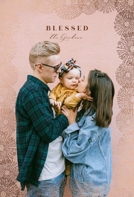 Burst frame - Tarjeta De Navidad