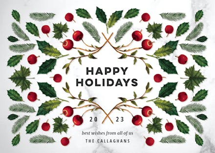 Christmas Berries - Christmas Card