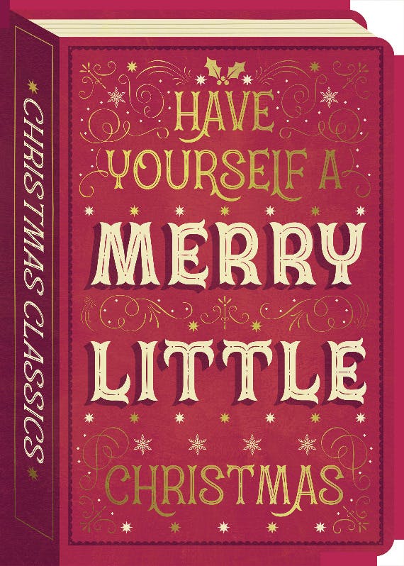 Christmas classics -  tarjeta de navidad