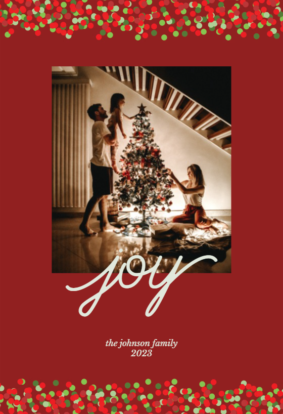 Christmas Confetti Christmas Card (Free) Greetings Island