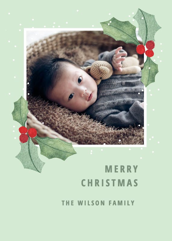 Christmas frame - christmas card