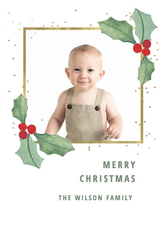 Christmas frame - christmas card