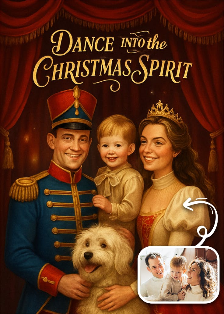 Christmas spirit - tarjeta de navidad