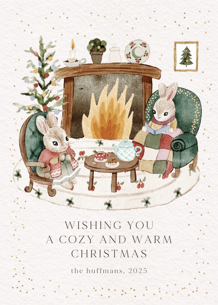 Cozy and Warm - Christmas Card | Greetings Island