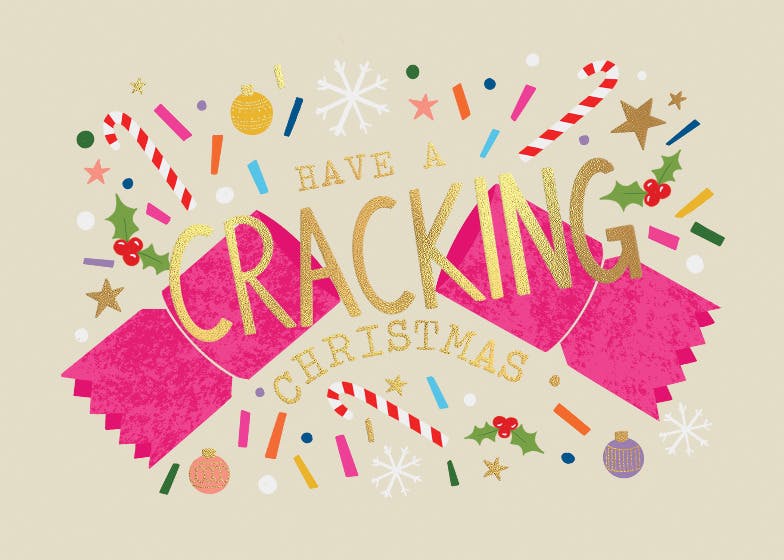Cracking surprise -  tarjeta de navidad