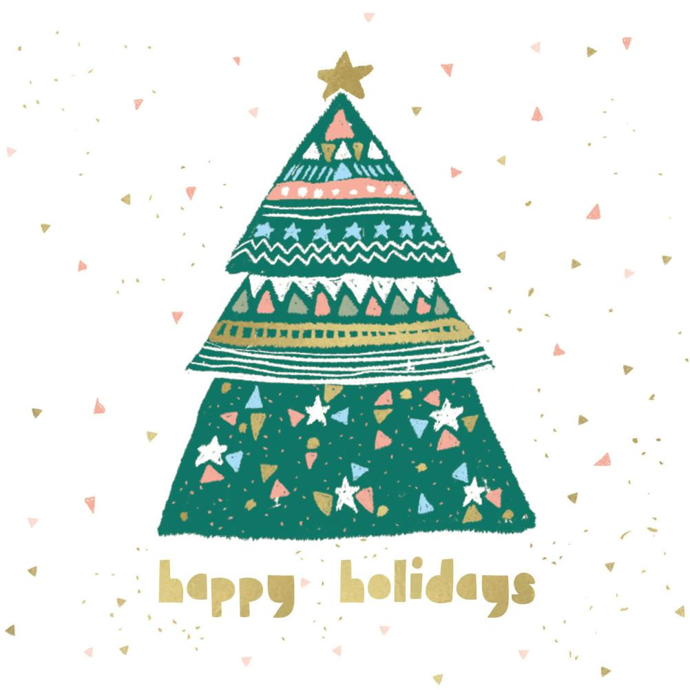 Cute little tree - christmas card