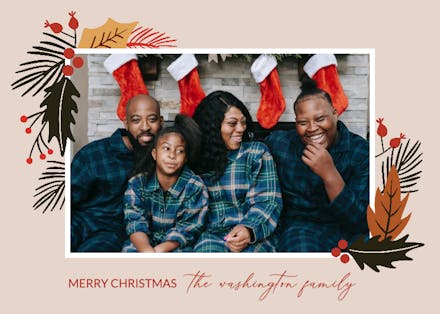 Cute Nordic Christmas - Christmas Card