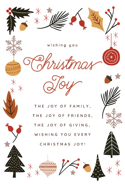 Cute Nordic Christmas - Tarjeta De Navidad