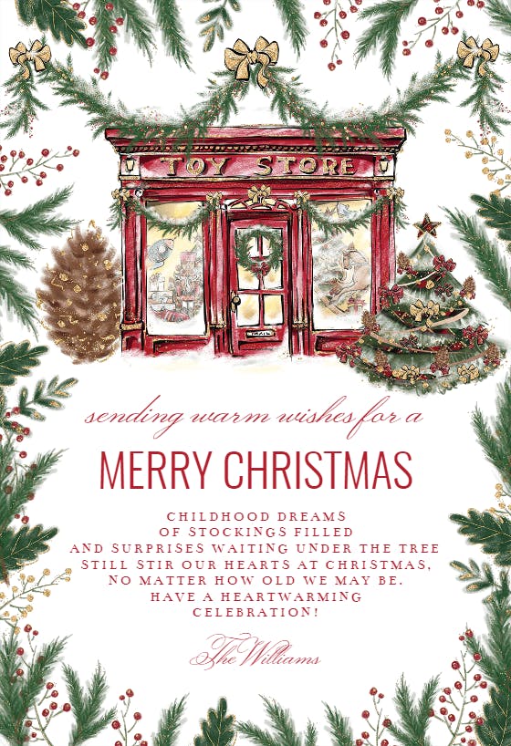December dream - christmas card