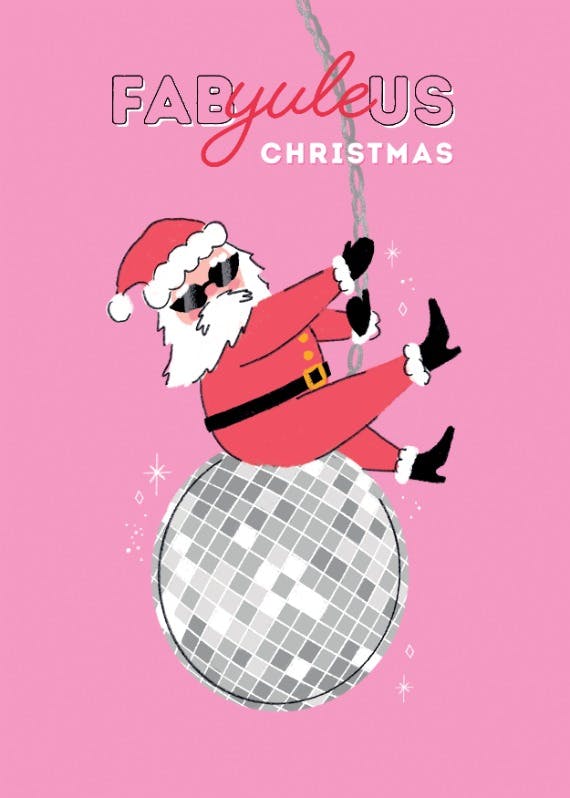 Disco Santa - Christmas Card (Free) | Greetings Island