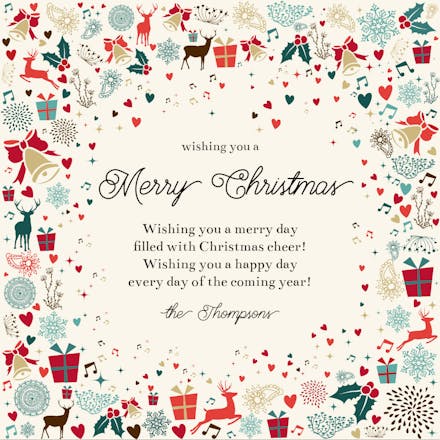 Festive Field - Holidays Card