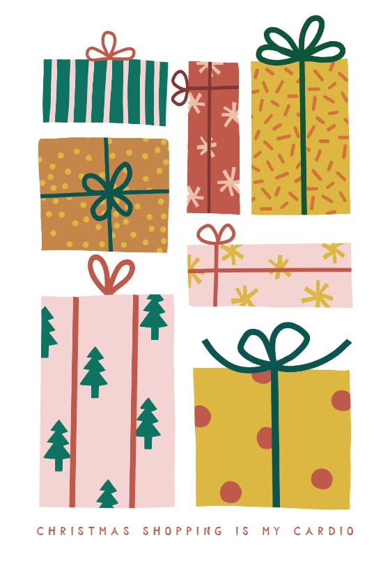 Full of presents -  tarjeta de navidad