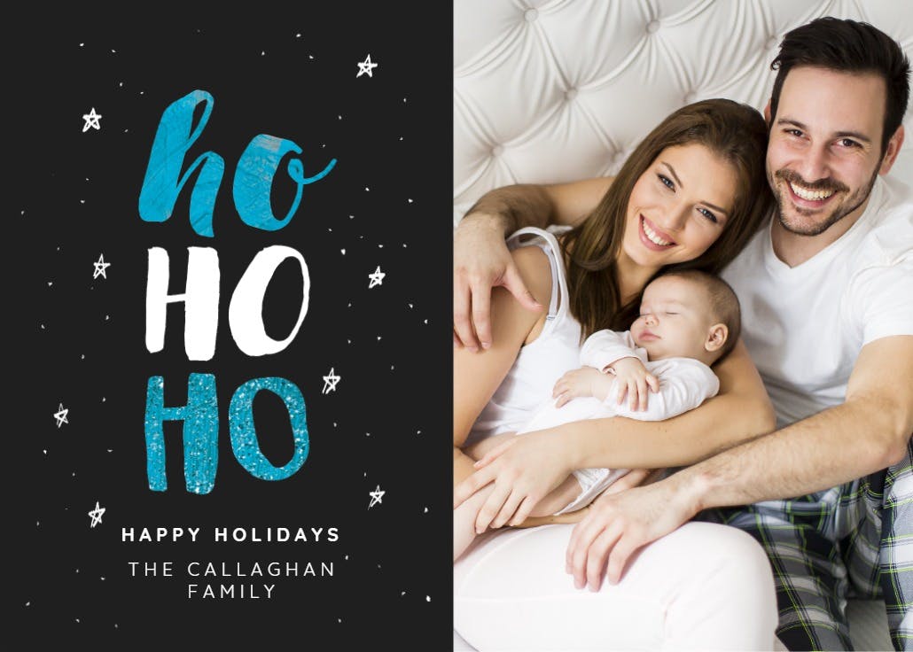 Ho ho ho - christmas card