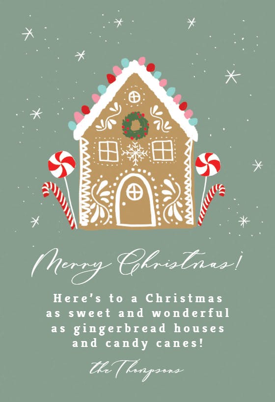 Ho-ho-home - christmas card