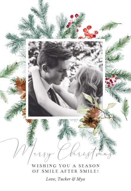 Holiday Hugs - Tarjeta De Navidad