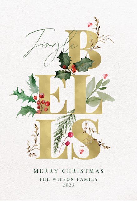 Jingle Bells - Tarjeta De Navidad